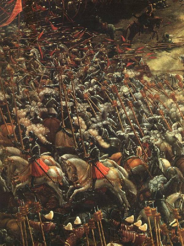 ALTDORFER, Albrecht The Battle of Alexander (detail)   bbb Spain oil painting art